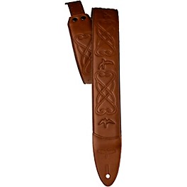 PRS Custom Faux Leather Birds Padded Guitar Strap Black 2.4 in. PRS Custom Faux Leather Birds Padded Guitar Strap Tan 2.4 in.