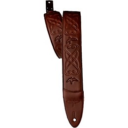 PRS Custom Faux Leather Birds Padded Guitar Strap Sanguine 2.4 in.