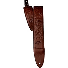 PRS Custom Faux Leather Birds Padded Guitar Strap Black... PRS Custom Faux Leather Birds Padded Guitar Strap Sanguine 2.4 in.