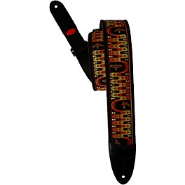 PRS Custom Jacquard Birds Wavelength Padded Guitar... PRS Custom Jacquard Birds Wavelength Padded Guitar Strap Orange 2.4 in.