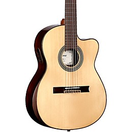 Alvarez AC70HCE Hybrid Nylon-String Classical Acoustic-Electric Guitar Natural
