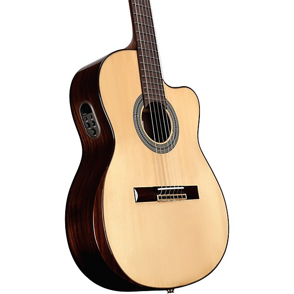 Alvarez AC70HCE Hybrid Nylon-String Classical Acoustic-Electric Guitar Natural
