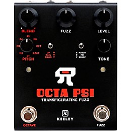 Keeley Octa Psi Transfigurating Fuzz Effects Pedal Black