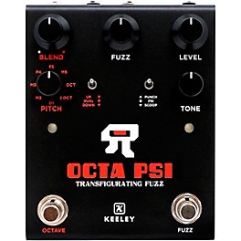 Keeley Octa Psi Transfigurating Fuzz Effects Pedal Black