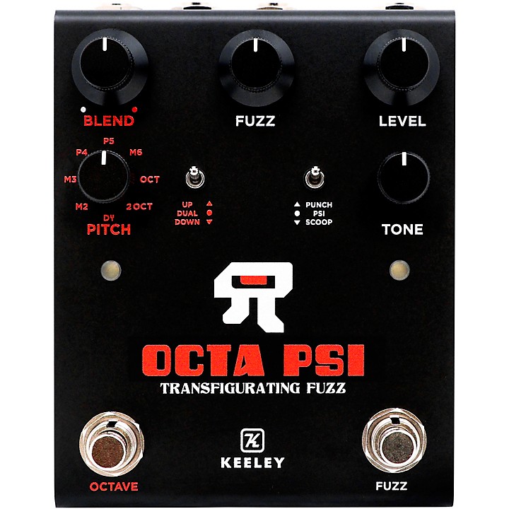 Keeley Octa Psi Transfigurating Fuzz Effects Pedal Black