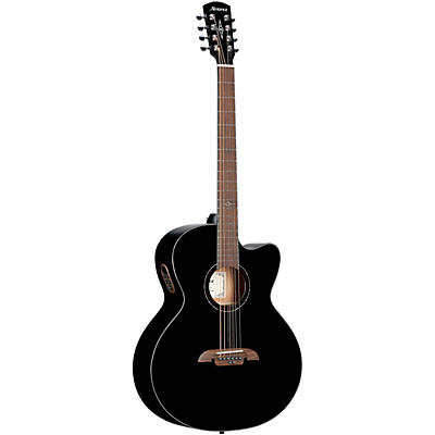 Alvarez Abt60ce 8-String Baritone Acoustic-Electric Guitar Black for sale