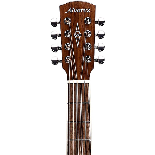 Alvarez ABT60CE 8-String Baritone Acoustic-Electric Guitar Shadow Burst