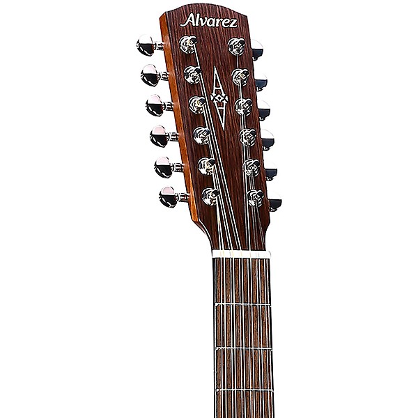 Alvarez AD60CE 12-String Dreadnought Acoustic-Electric Guitar Shadow Burst