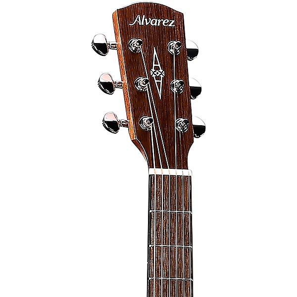 Alvarez AF60CE Folk-OM Acoustic-Electric Guitar Shadow Burst