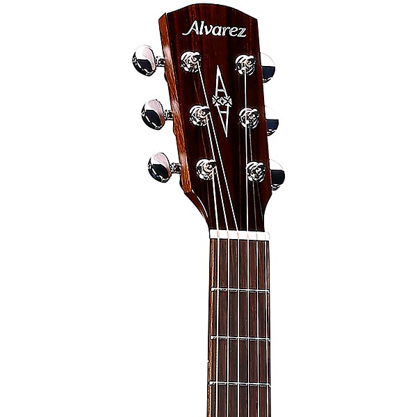 Alvarez AF70CE Folk-OM Acoustic-Electric Guitar Shadow Burst