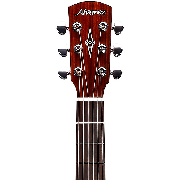 Alvarez AF70E Folk-OM Acoustic-Electric Guitar Natural