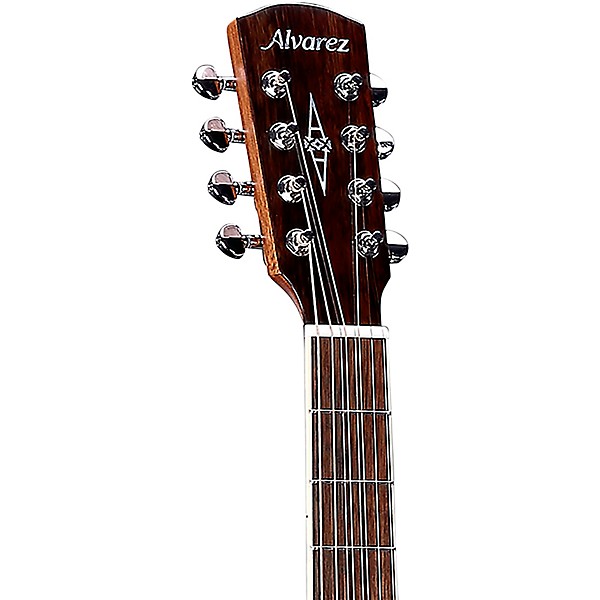 Alvarez AG60CE 8-String Grand Auditorium Acoustic-Electric Guitar Shadow Burst