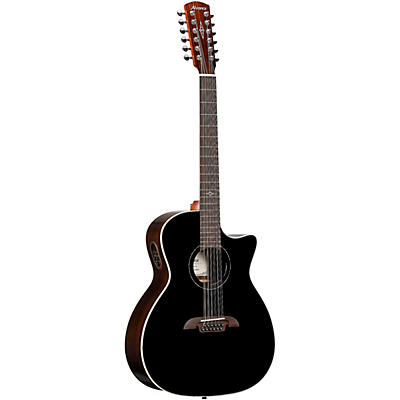 Alvarez Ag70ce 12-String Grand Auditorium Acoustic-Electric Guitar Black for sale