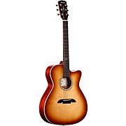 Alvarez Mf60ce Folk-Om Acoustic-Electric Guitar Shadow Burst for sale