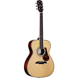 Alvarez MF60E Herringbone Folk-OM Acoustic-Electric Guitar Natural