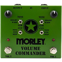 Morley Volume Commander Effects Pedal Green