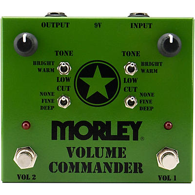 Morley Volume Commander Effects Pedal Green for sale