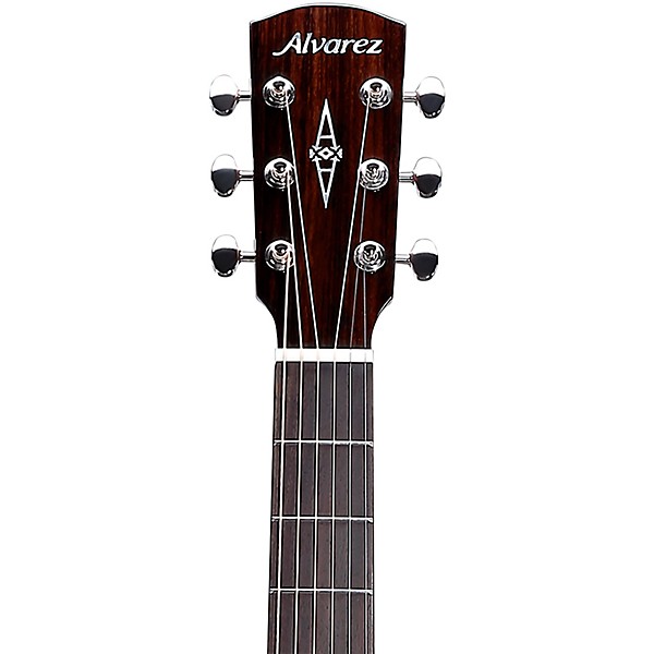 Alvarez MD60CE Herringbone Dreadnought Acoustic-Electric Guitar Shadow Burst