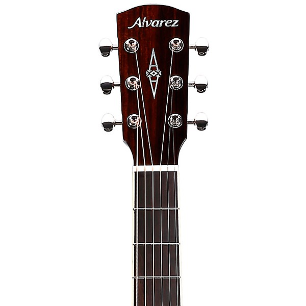 Alvarez MD70 Herringbone Dreadnought Acoustic Guitar Natural