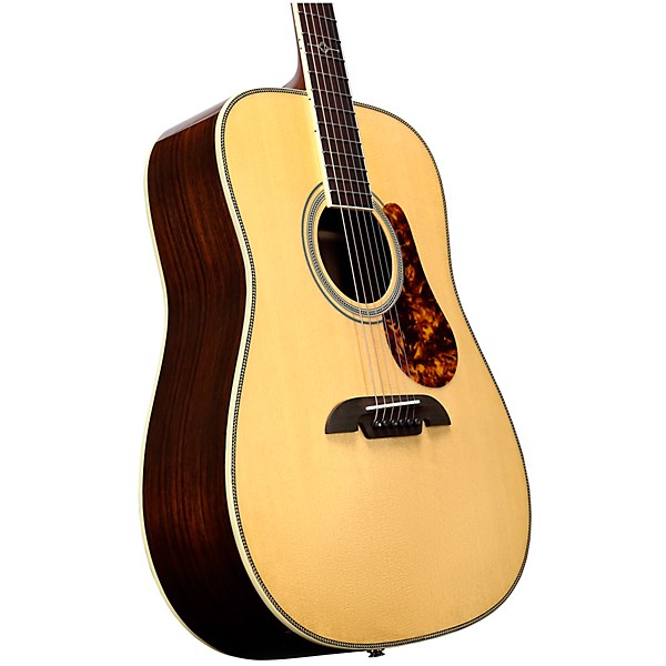 Alvarez MD70 Herringbone Dreadnought Acoustic Guitar Natural