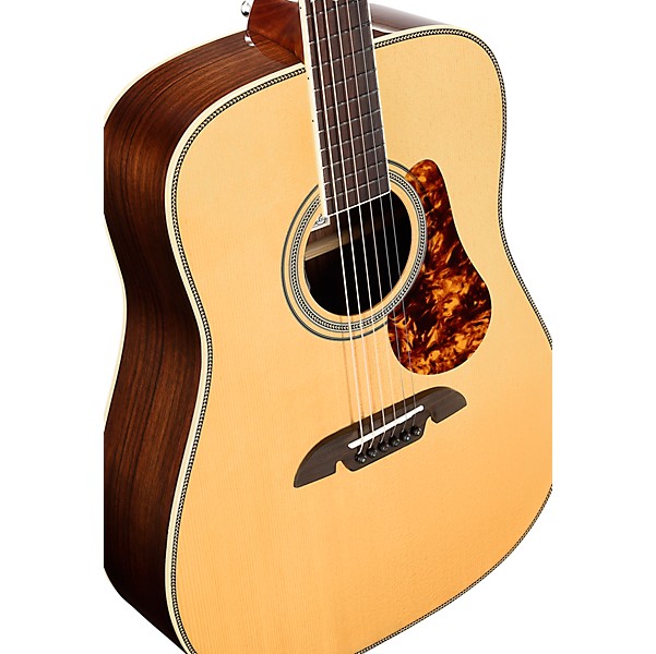 Alvarez MD70 Herringbone Dreadnought Acoustic Guitar Natural