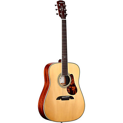 Alvarez Md60 Herringbone Dreadnought Acoustic Guitar Natural for sale