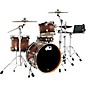 DW DWe Wireless Acoustic-Electronic Convertible 4-Piece Drum Set Bundle With 20" Bass Drum, Cymbals and Hardware Exotic Cu...