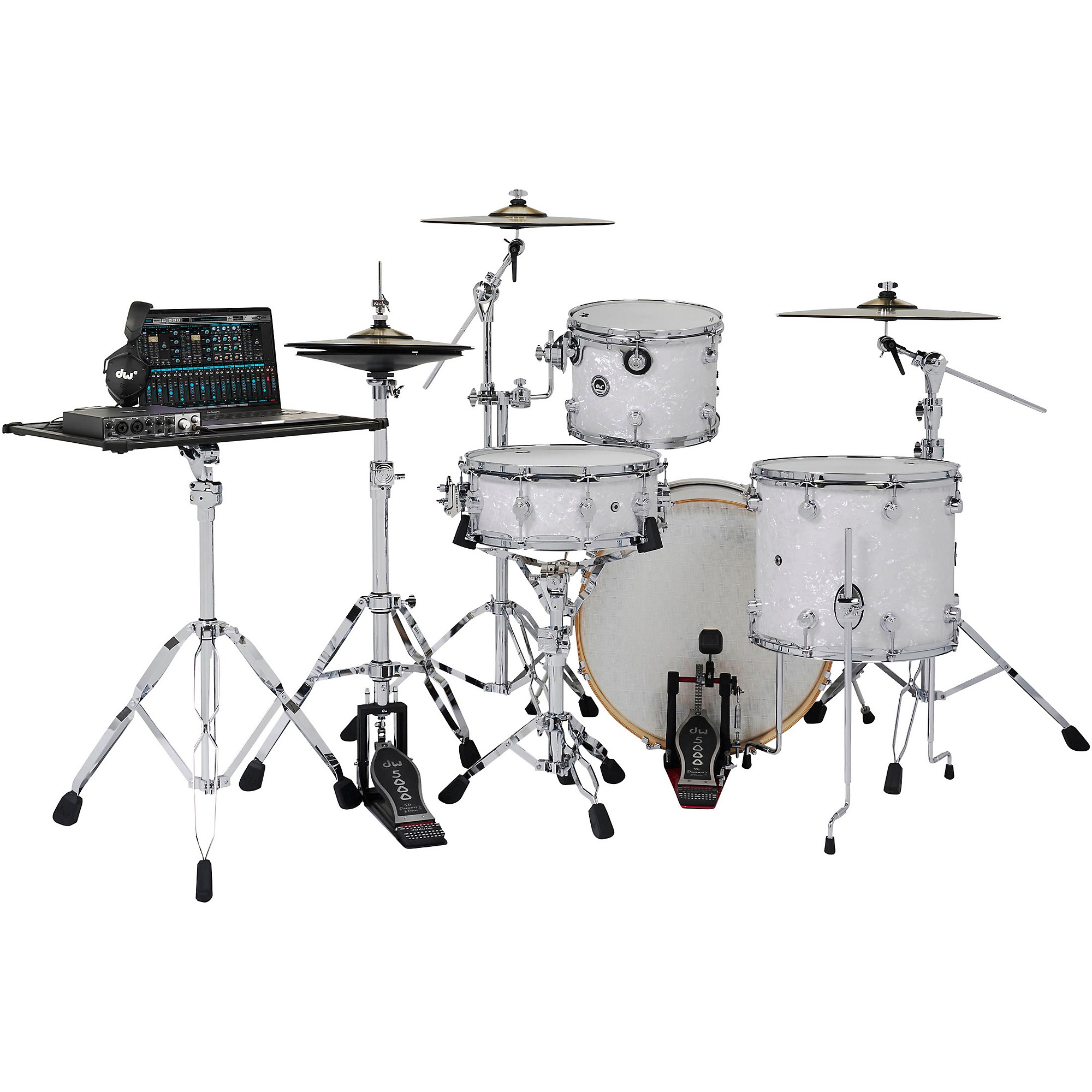 DW DWe Wireless Acoustic-Electronic Convertible 4-Piece Drum Set