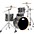 ... DW DWe Wireless Acoustic-Electronic Convertible 4-Piece Drum Set Bundle With 20" Bass Drum, Cymbals and Hardware Finish Ply Black Galaxy