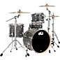 DW DWe Wireless Acoustic-Electronic Convertible 4-Piece Drum Set Bundle With 20" Bass Drum, Cymbals and Hardware Finish Ply Black Galaxy thumbnail