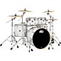 DW DWe Wireless Acoustic-Electronic Convertible 5-Piece Drum Set Bundle With 22" Bass Drum, Cymbals and Hardware Finish Ply White Marine Pearl thumbnail