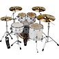DW DWe Wireless Acoustic-Electronic Convertible 5-Piece Drum Set Bundle With 22" Bass Drum, Cymbals and Hardware Finish Pl...