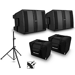 PreSonus (2) CDL10P Pole-Mounted Line Array Speaker Package