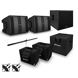 PreSonus Two CDL10P Pole Mounted Line Array Speaker Package With CDL Sub18 Subwoofer