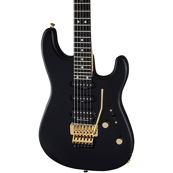 Charvel MJ San Dimas Style 1 HSS FR E Electric Guitar Satin Black