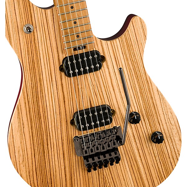 EVH Wolfgang WG Standard Exotic Zebrawood Electric Guitar Natural