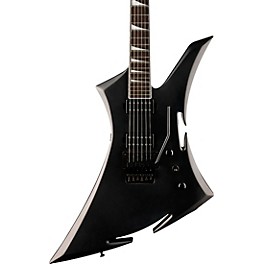 Jackson Concept Series King Kelly KE With Ebony Fingerboard Electric Guitar Black with White Pinstripes