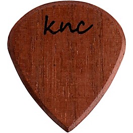 Knc Picks Walnut Lil' One Guitar Pick 2.0 mm Single Knc Picks Walnut Lil' One Guitar Pick 2.5 mm Single