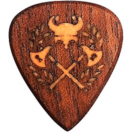 Knc Picks Viking Glowing Guitar Pick With Wooden Box Single