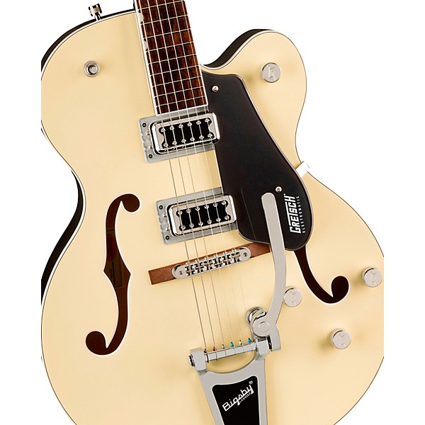 Gretsch Guitars G5420T Electromatic Classic Hollowbody Single-Cut Electric Guitar Two-Tone Vintage White/London Grey