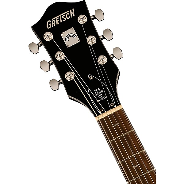Open Box Gretsch Guitars Electromatic John Gourley Broadkaster Center Block Electric Guitar Level 2 Iridescent Black 19788...