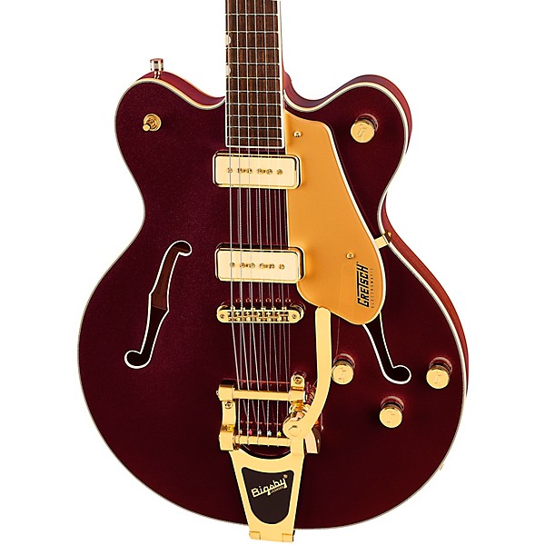 Open Box Gretsch Guitars Electromatic Pristine LTD Center Block Double-Cut Electric Guitar Level 1 Dark Cherry Metallic