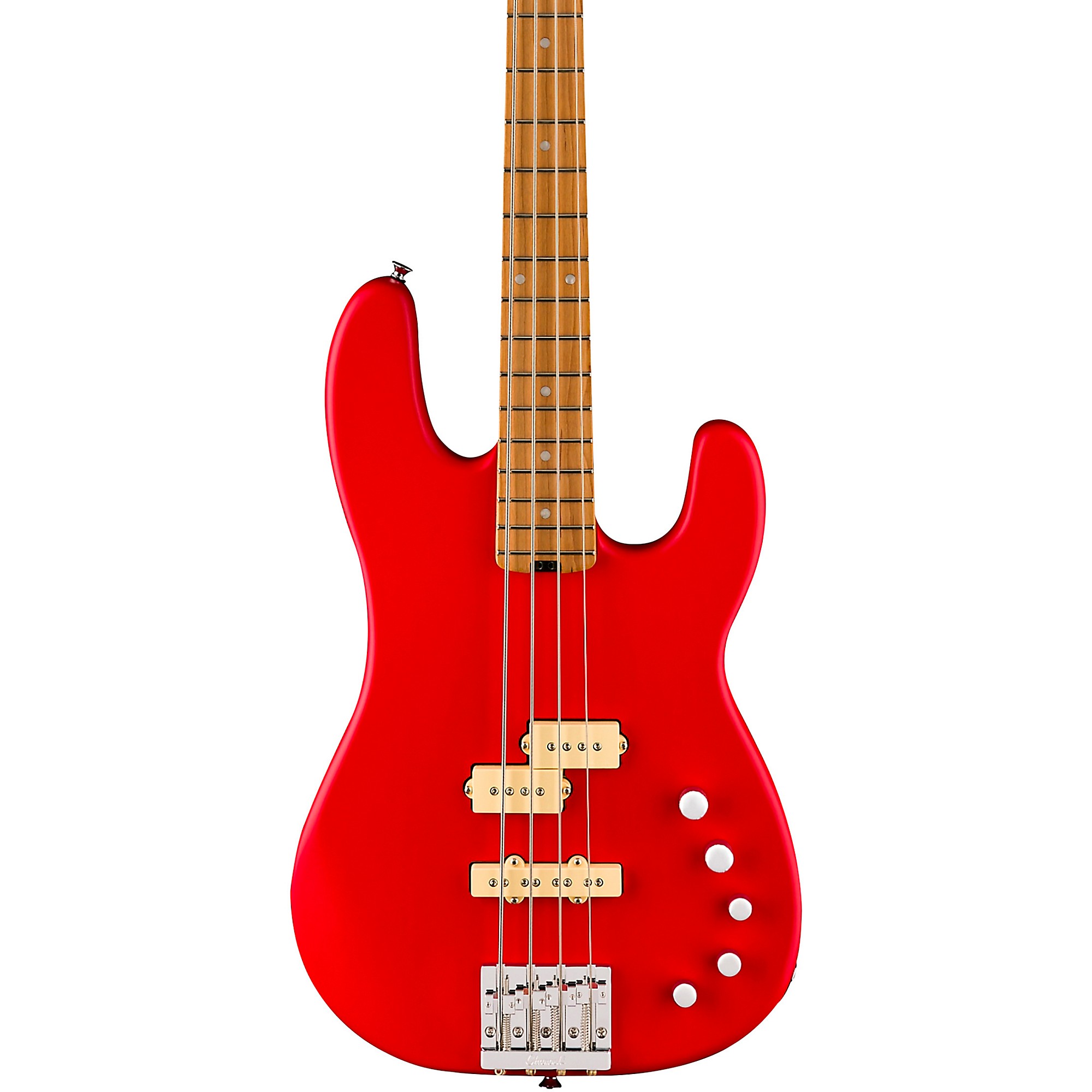 Charvel PM SD PJ IV MAH Bass Guitar Satin Ferrari Red