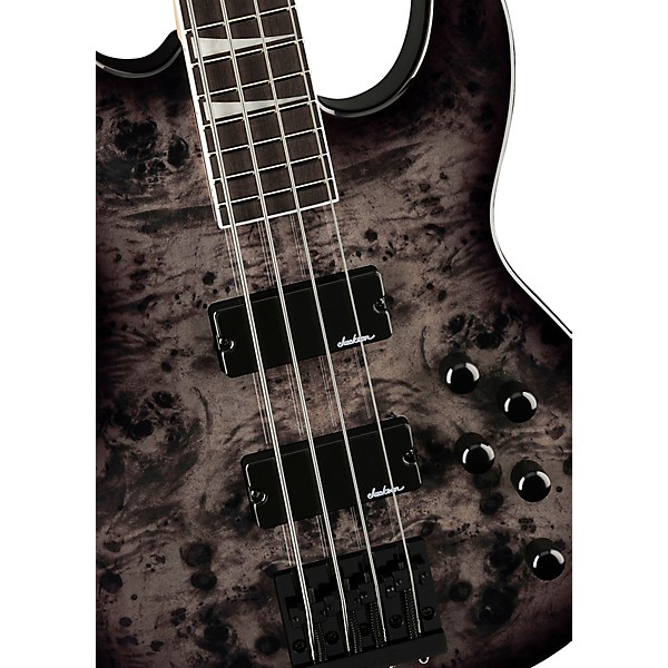 Jackson JS Series Concert Bass CB JS3P Electric Bass Transparent Black