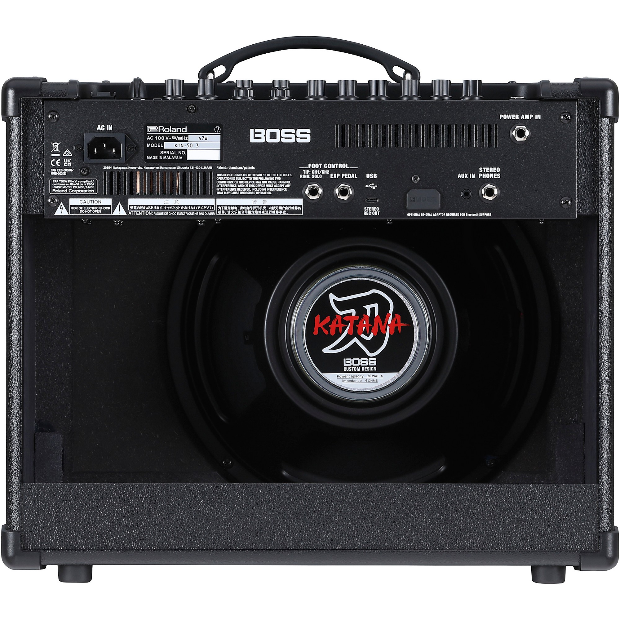 BOSS Katana Gen 3 50W 1x12 Guitar Combo Amplifier - Black | Guitar