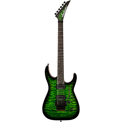 Jackson Pro Plus Series Dinky Dkaq Electric Guitar Emerald Green for sale