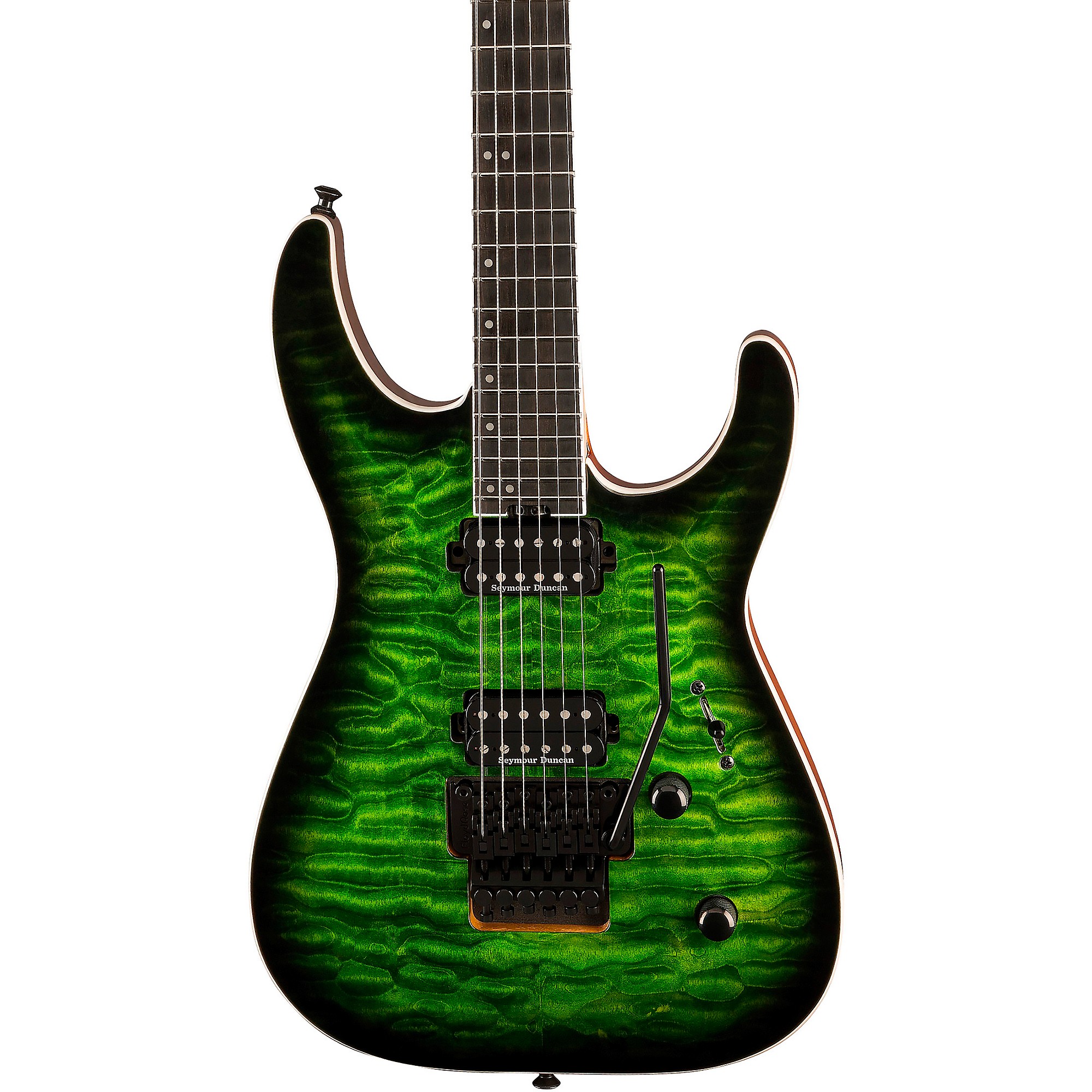 Jackson Pro Plus Series Dinky DKAQ Electric Guitar Emerald Green