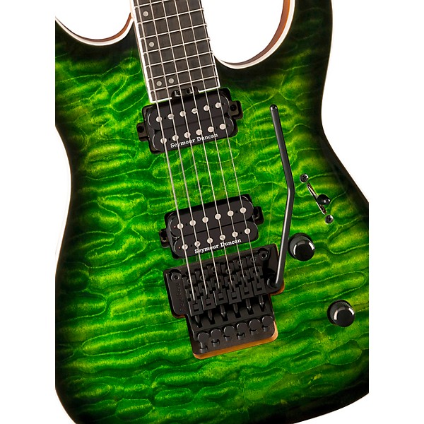 Jackson Pro Plus Series Dinky DKAQ Electric Guitar Emerald Green