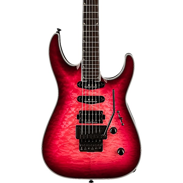 Jackson Pro Plus Series Soloist SLA3Q Electric Guitar Fuschia Burst