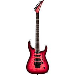 Jackson Pro Plus Series Soloist SLA3Q Electric Guitar Fuschia Burst